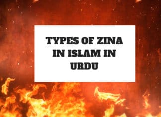 Types of Zina in Islam in Urdu