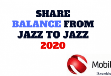 HOW TO SHARE BALANCE FROM JAZZ TO JAZZ 2022