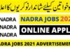 Nadra Jobs 2021 Application form