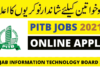 PITB Jobs 2021 Apply online (Punjab Information Technology Board Advertisement