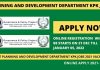 Planning and Development Department KPK Jobs 2021 online Apply