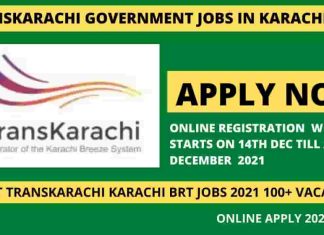 TransKarachi Government jobs in Karachi 2021 online Apply