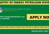 Ministry of Energy Petroleum Division Jobs Application form