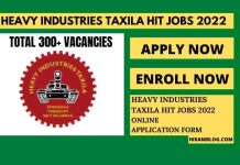 Heavy Industries Taxila HIT Jobs 2022 Apply Online