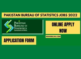 Pakistan Bureau of Statistics Jobs 2022 online Apply