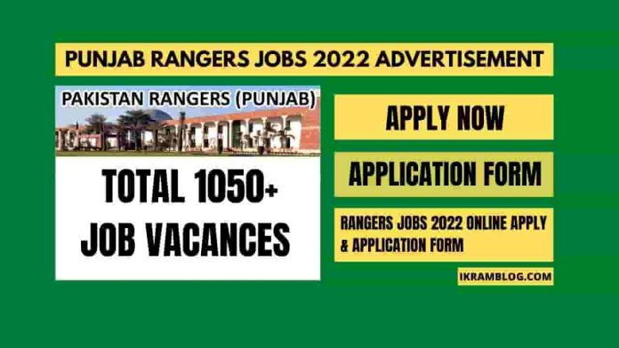 Punjab Rangers Jobs 2022 online Apply