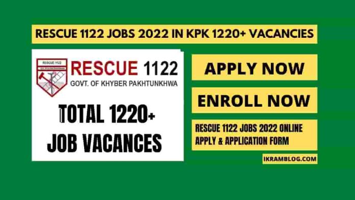 Rescue 1122 Jobs 2022 KPK Apply Online via ETEA
