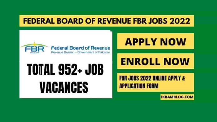 fbr jobs 2022 apply online